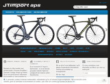 Tablet Screenshot of jtimport.dk